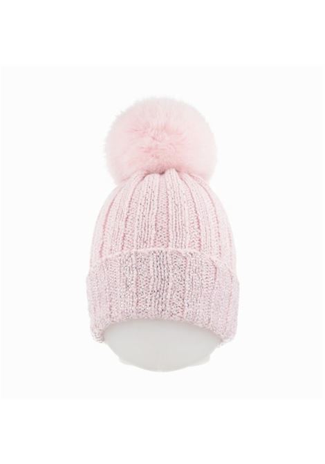 Berretto con brillantini REGINA | 40732BABY PINK